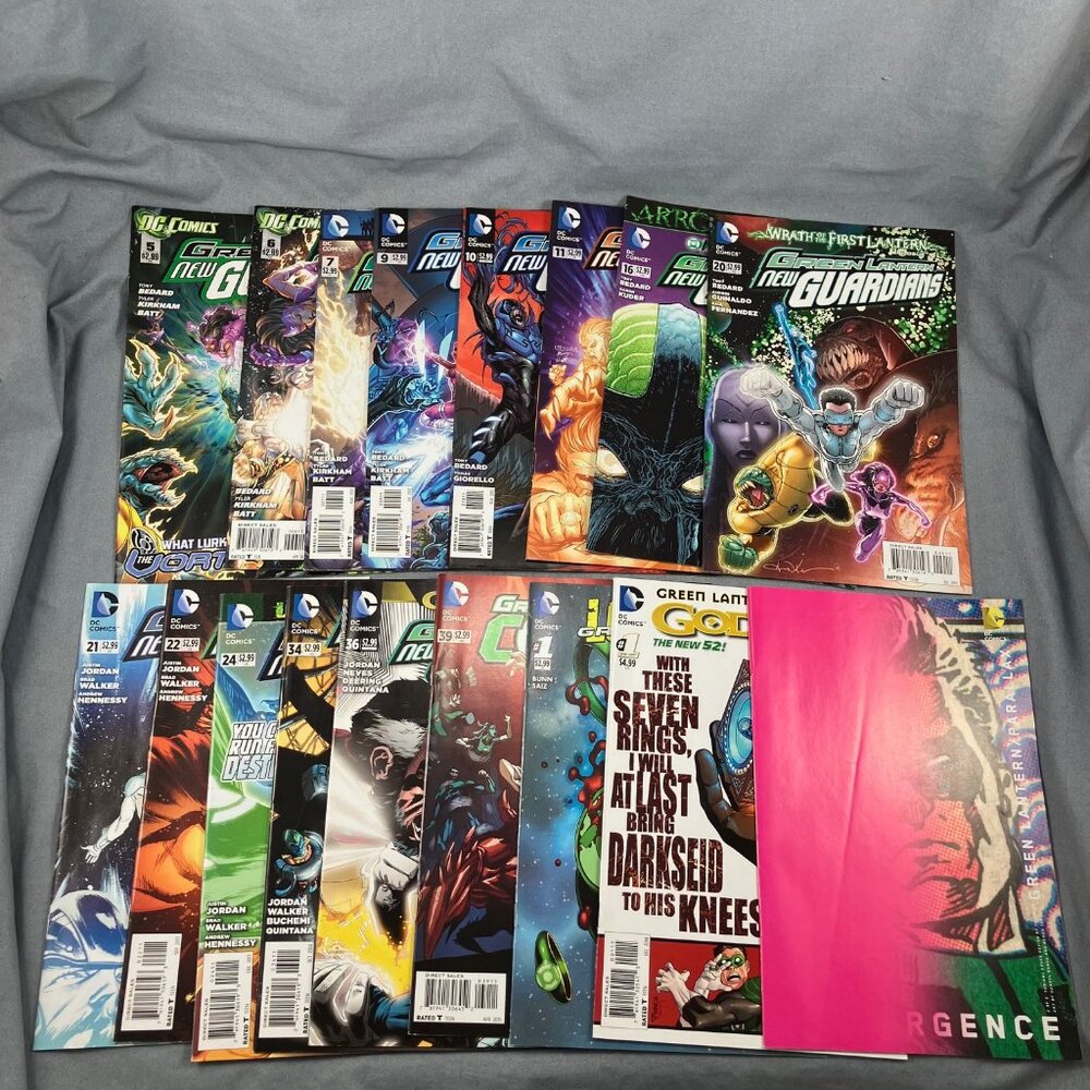 Green Lantern New Guardians DC Comic Book Huge Lot 2012 Series 17 Issues #5+